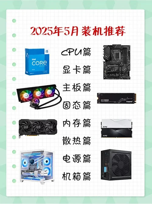 2025年5月装机攻略，避坑指南！小白必看！