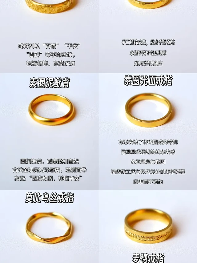 ✨黄金戒指大揭秘：黄金戒指怎么选？