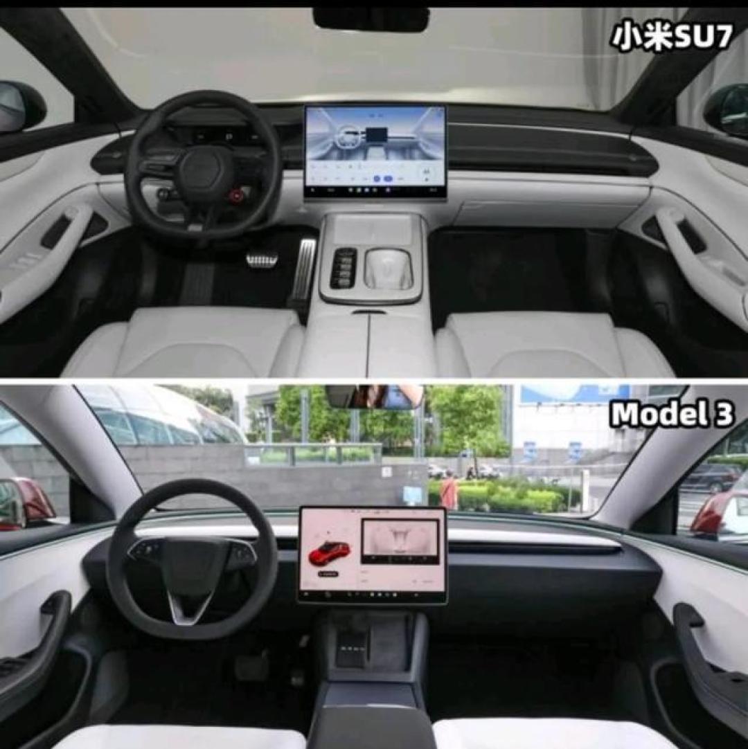22万级纯电对决:小米SU7对比Model3实测续航性能智驾谁更强