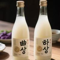 活米酒之诗：麴醇堂玛克丽750ml双瓶装，浊酒里饮下韩半岛的呼吸