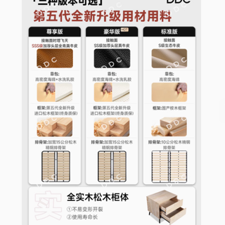 邂逅极致睡眠艺术——DDC S级生态牛皮10公分精钢排骨架床