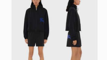 BURBERRY及腰短款尼龙连帽休闲外套：经典与时尚的完美邂逅