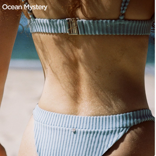 探索海洋之谜，邂逅清新性感——oceanmystery浅蓝色三角比基尼