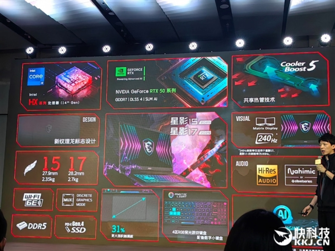 微星RTX 50笔记本全线出击!270W巅峰释放 更强更持久