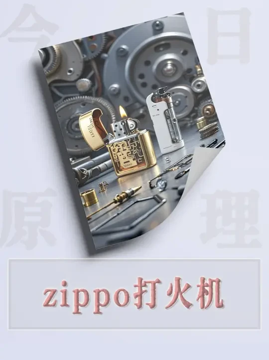 Zippo煤油机VS压电打火机，火石供油和晶体放电原理拆解 #打火机 #工作原理 #科普一下 #三维动画