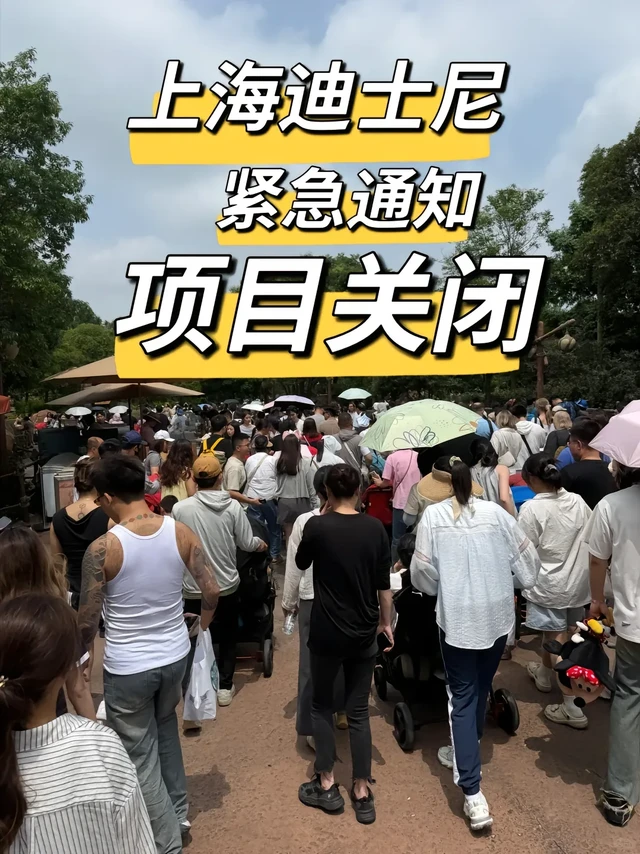上海迪士尼5🈷22号惨状⚠️项目关闭。5月22日，上海迪士尼雷鸣山漂流晚上突然8点关闭，还是不常见，今天人流6.5万，七个小矮人和动物城都有故障发生，不过别担心过1个小时多就恢复了，另外，5月末的游客