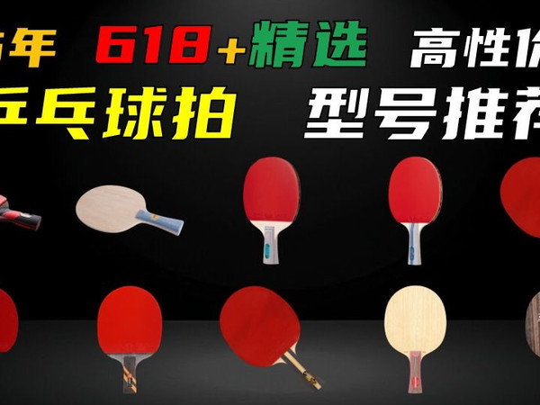 【618抄作业】2025乒乓球拍推荐&选购攻略！红双喜/蝴蝶/斯帝卡/亚萨卡选购指南 | 新手入门&进阶 | 高性价比神拍怎么挑？