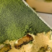 抹茶提拉米苏看着就很治愈