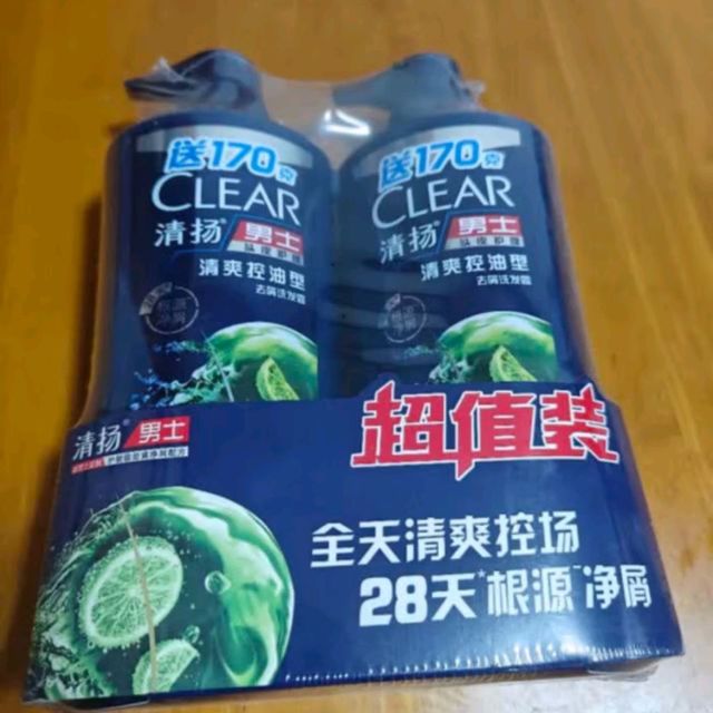 给老公的“去屑神器”！清扬男士洗发水太靠谱