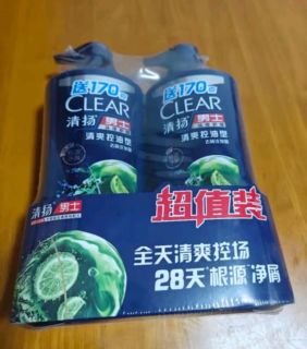 给老公的“去屑神器”！清扬男士洗发水太靠谱