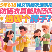 618专栏 篇零：【25年618男女防晒衣选购指南】防晒衣真能防晒吗？选哪个牌子？