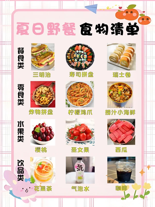 🌿夏日露营野餐清单｜把浪漫装进篮子里！
