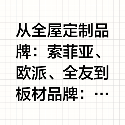 🌟全屋定制到底选哪家？欧派还是兔宝宝？
