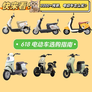 快来看！618电动车选购指南！2000多预算值得买的电动车怎么买？