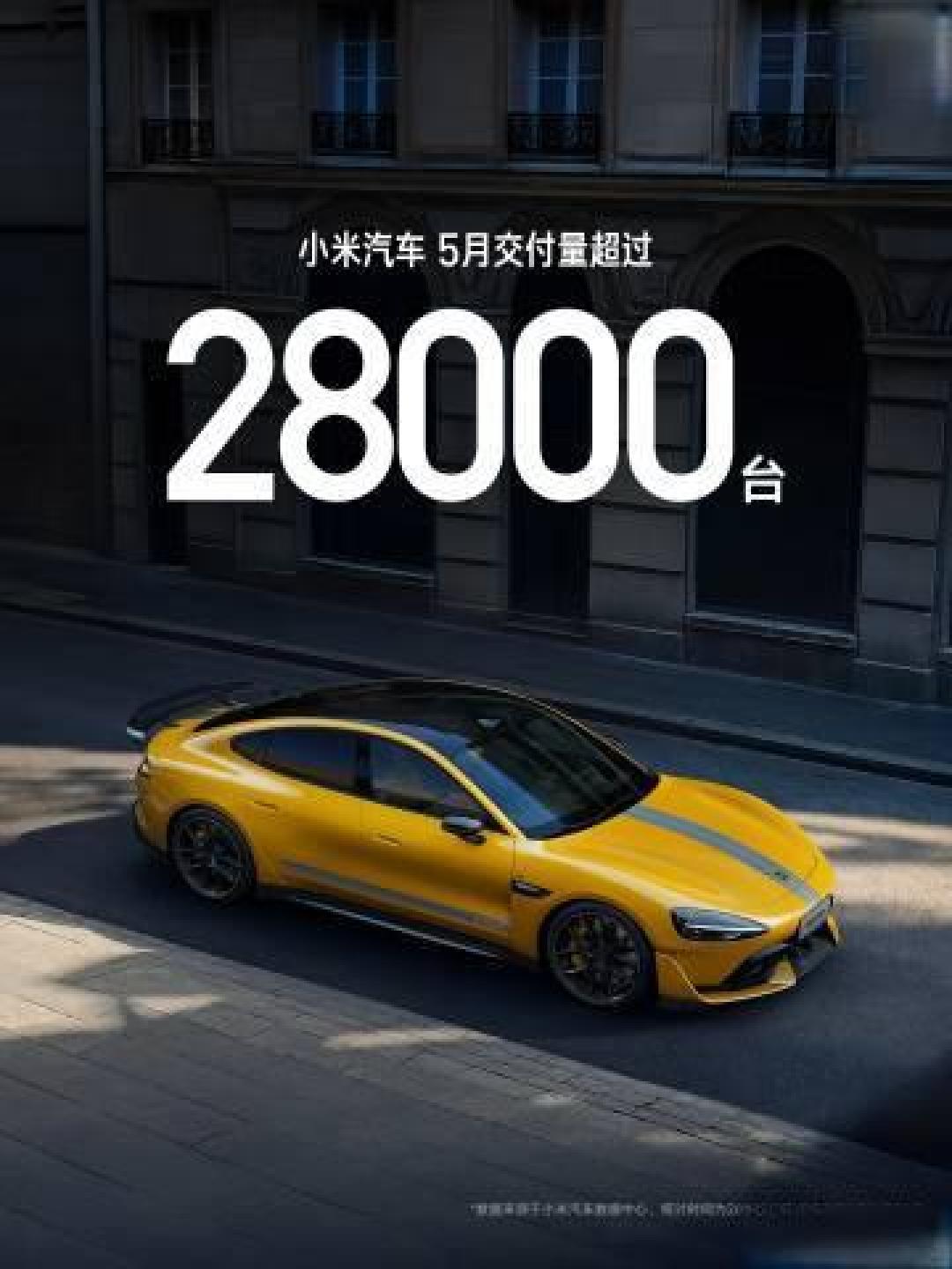 小米汽车5月交付再破2.8万台,二期工厂投产冲刺30万年产能