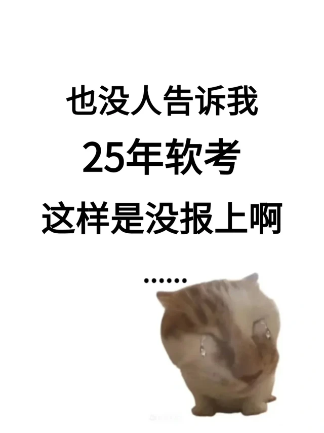 谁懂啊！25软考报名失败90%都是因为...