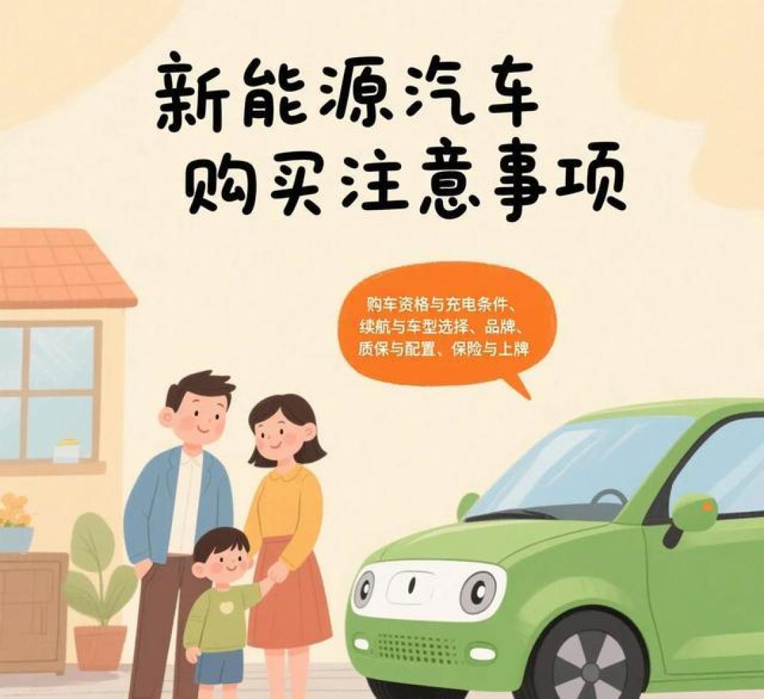 新能源车选购全流程攻略：从预算到试驾的八大避坑技巧