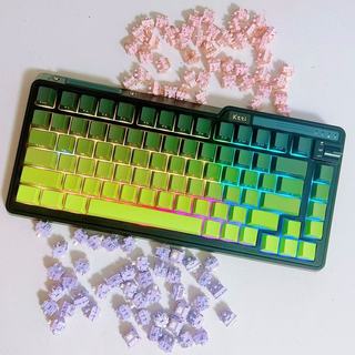 渐变潮玩+客制化暴击！珂芝K75Lite三模键盘客制化玩法再升级