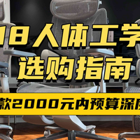 【人体工学椅防骗指南】2K内人体工学椅3大爆款横评，618选购攻略