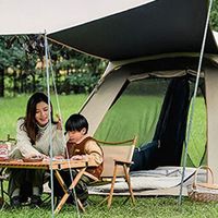亲子露营神器！3秒速开，秒变9平米，这款二合一帐篷让全家不拥挤