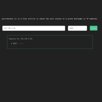 Docker项目 篇零：Docker实践：Docker部署portchecker.io端口状态检查工具