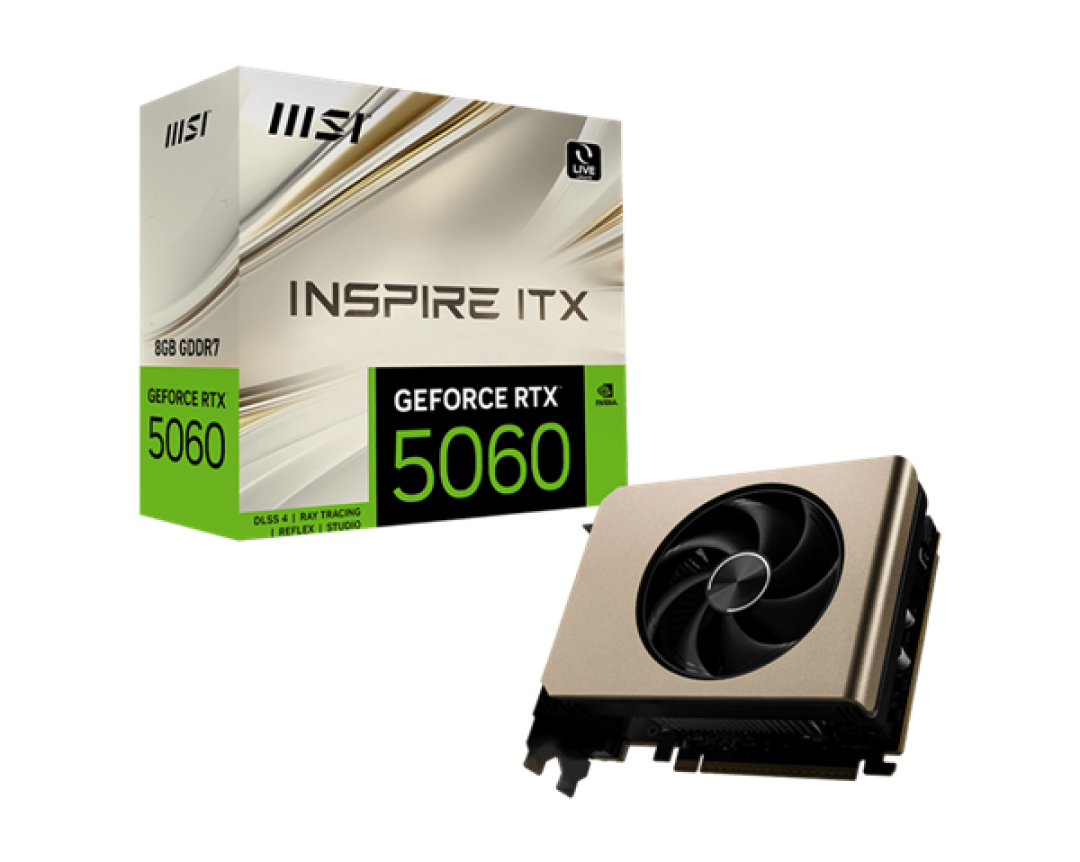微星RTX 5060最小卡诞生!单风扇、长仅145mm