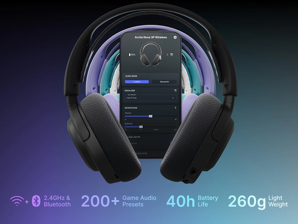 赛睿寒冰新星 Arctis Nova 3X / 3P 无线耳机国行上架：适配 PS5 / Xbox 游戏机，999 元