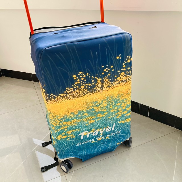 加厚耐磨旅行箱托运套效果如何？情绪价值拉满！