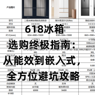 618冰箱选购终极指南：从能效到嵌入式，全方位避坑攻略 🧊