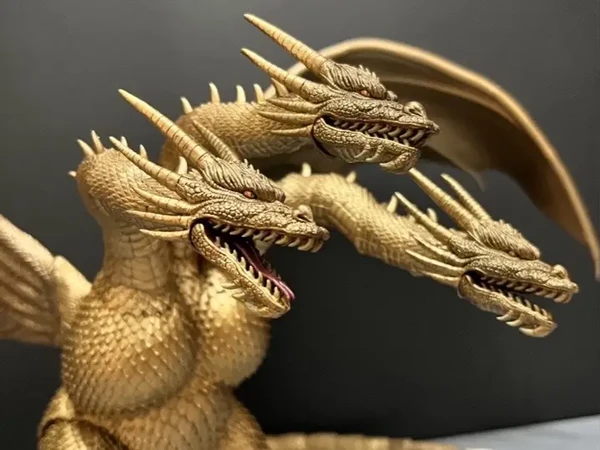 海雅无比例可动怪兽-王者基多拉1991#大人也要玩玩具 #海雅 #基多拉 #怪兽 #哥斯拉