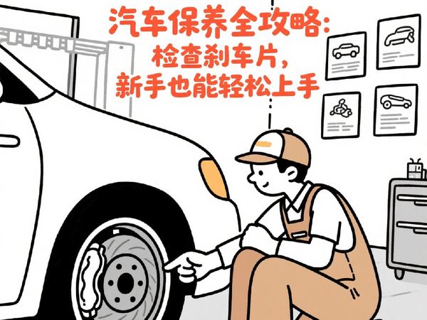 刹车片磨损？自己动手检查！