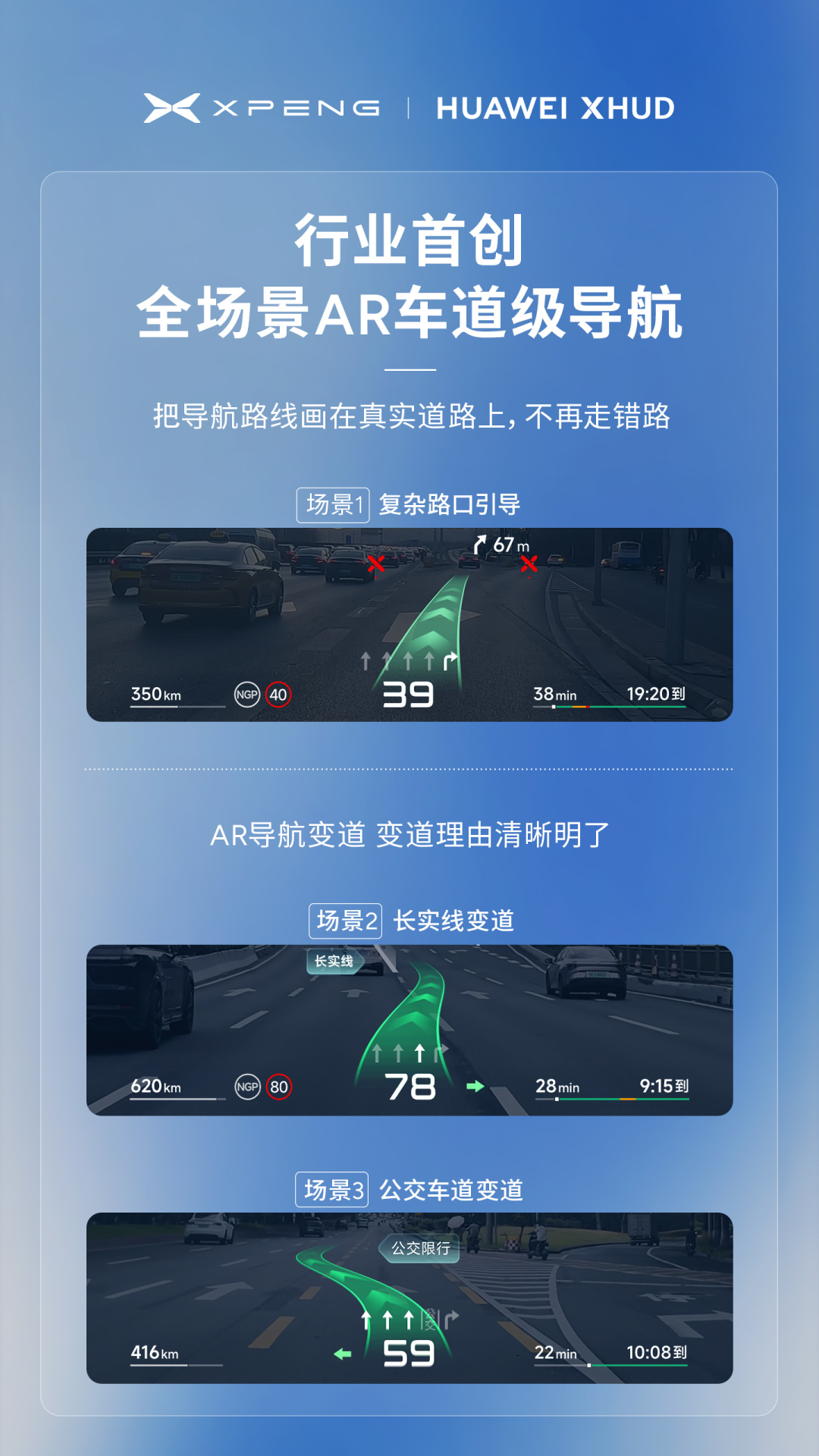 小鹏携手华为发布追光全景抬头显示,搭载十大行业首创场景