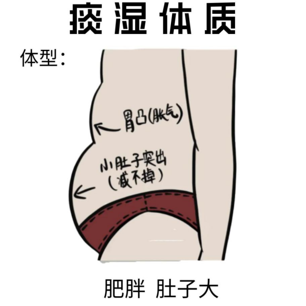 小肚子大，怎么减都不掉称？很可能是痰湿！
