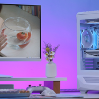 “镜”上添花！RTX5080星曜LUNA显卡+酷睿U7全白影驰全家桶主机