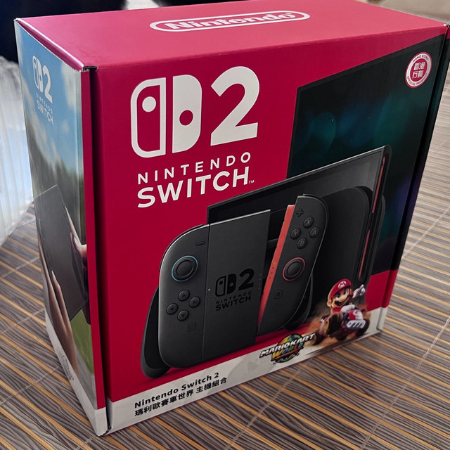 我的switch2终于到货了，可喜可贺，可口可乐呀🎊
