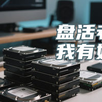 剩下零零散散的拆机盘，丢了可惜，想办法规划一下还是很好用的~