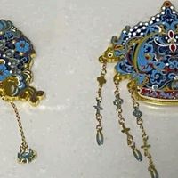 国风凤冠金属冰箱贴：北京故宫博物馆院文创旅游纪念品的璀璨之选