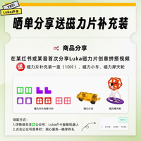 启迪智慧，畅享拼搭乐趣——Luka卢卡旗舰店4D炫彩磁力片300片