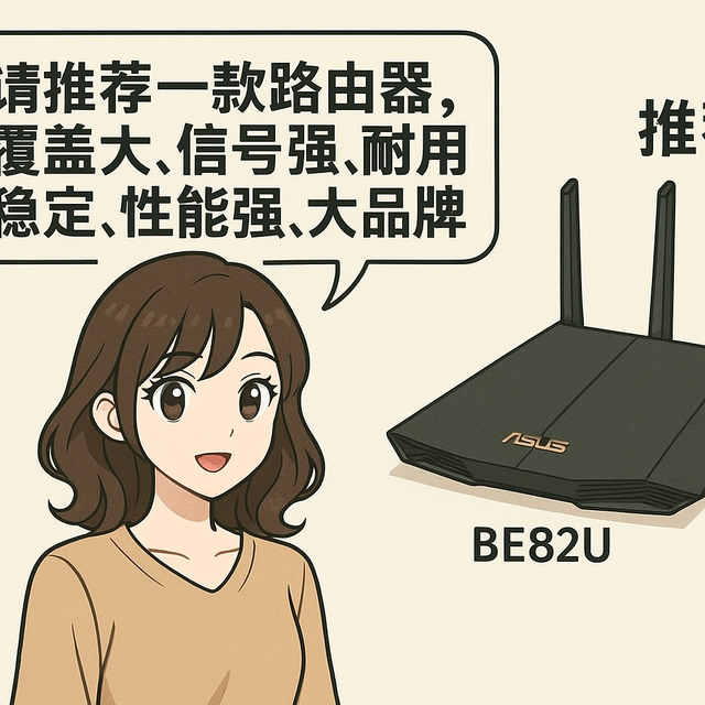 给富婆女同事的100平全屋覆盖路由器推荐——华硕RT-BE82U+小飞侠