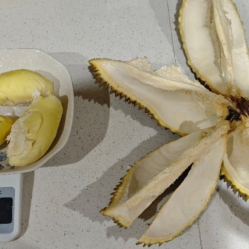 啊！你怎么知道我4斤榴莲开出5房肉的？