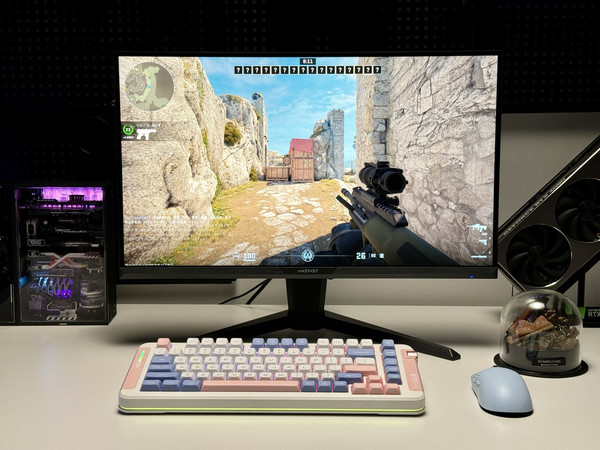 千元 2K 320Hz高刷 AMZFAST锋锐S25F6电竞显示器 游戏观影两不误