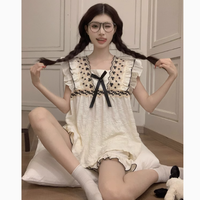 🌸 甜心时报 | 夏季小飞袖云朵棉睡裙，轻松拥有精致睡眠时光