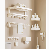 浴室焕新必备！潜水艇免打孔毛巾架，让精致触手可及