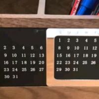 🌰初心万年历笔筒“C位出道”！胡桃木质感+创意收纳，商务