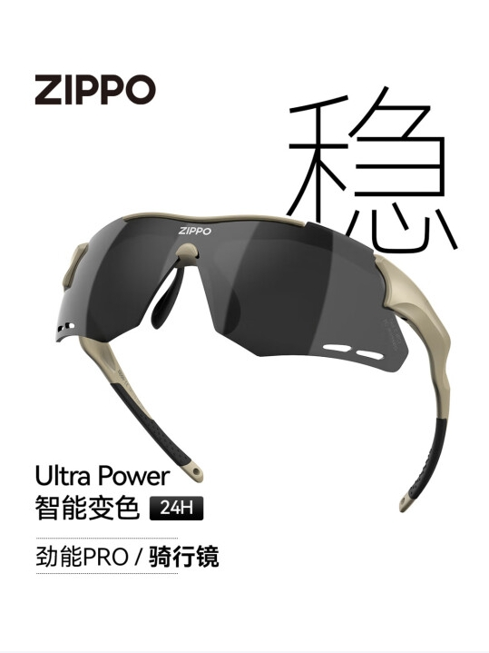 ✨ZIPPO日夜变色骑行镜｜一镜搞定清晨夜骑，不卡头不手抖