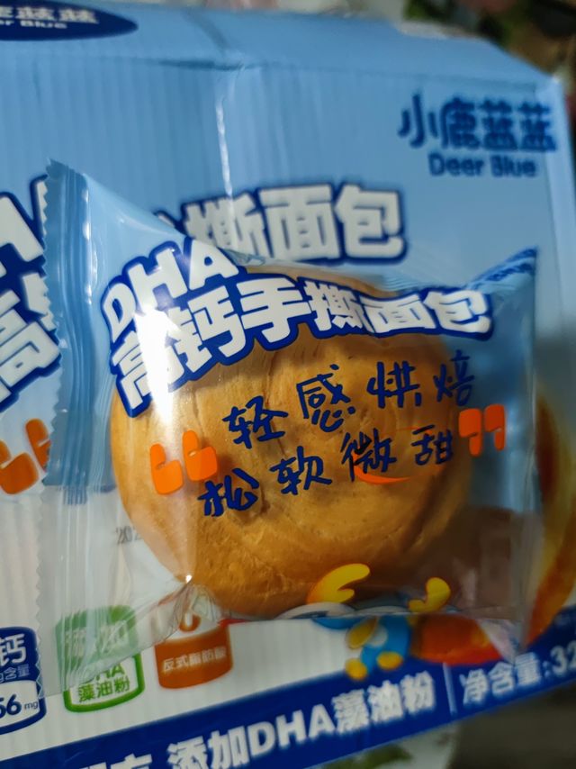 小鹿蓝蓝 DHA 高钙手撕面包：宝宝的美味 “充电宝”