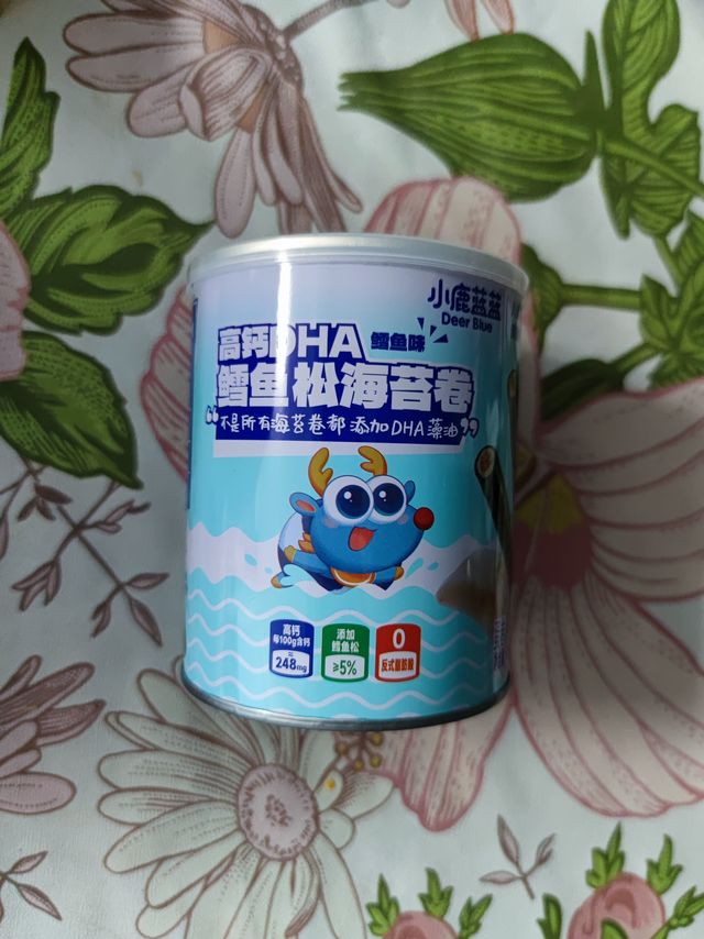 小鹿蓝蓝高钙 DHA 鳕鱼松海苔卷：宝宝零食界的 “海洋珍宝”