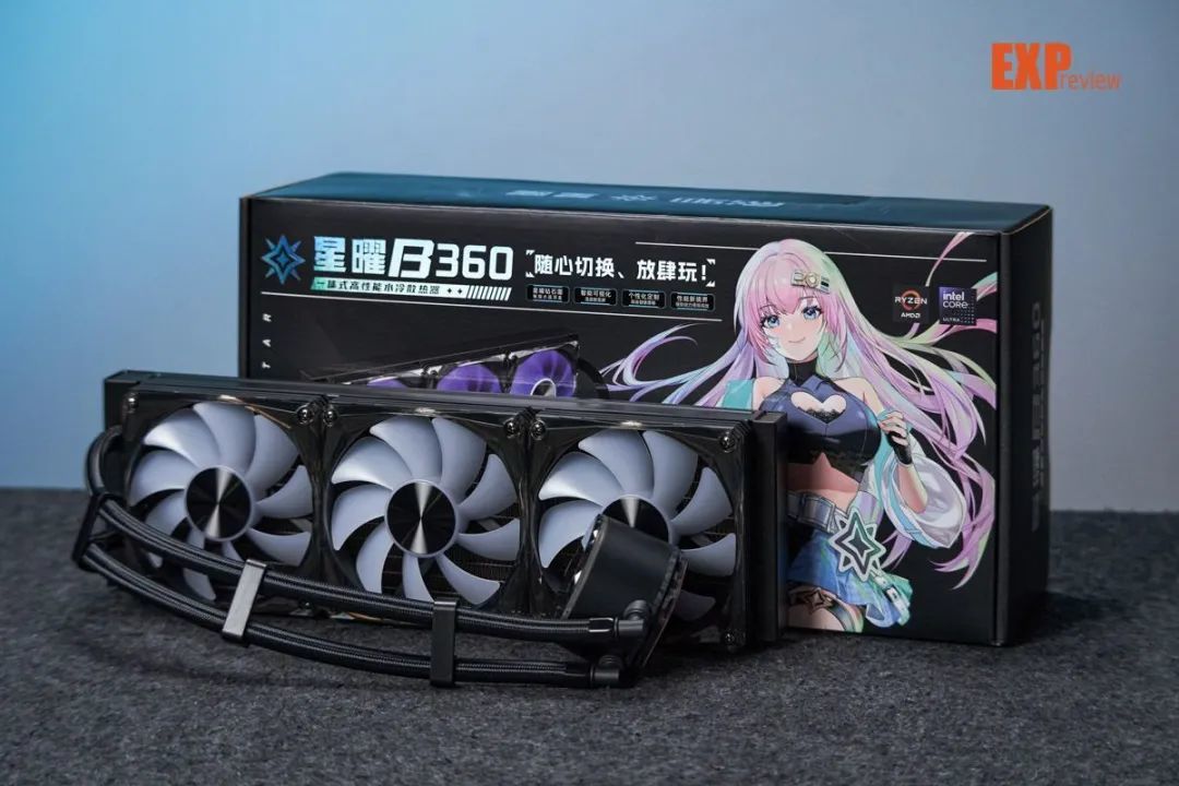 影驰 星曜B360 一体式水冷评测：拥有独特水晶外观的性价比水冷