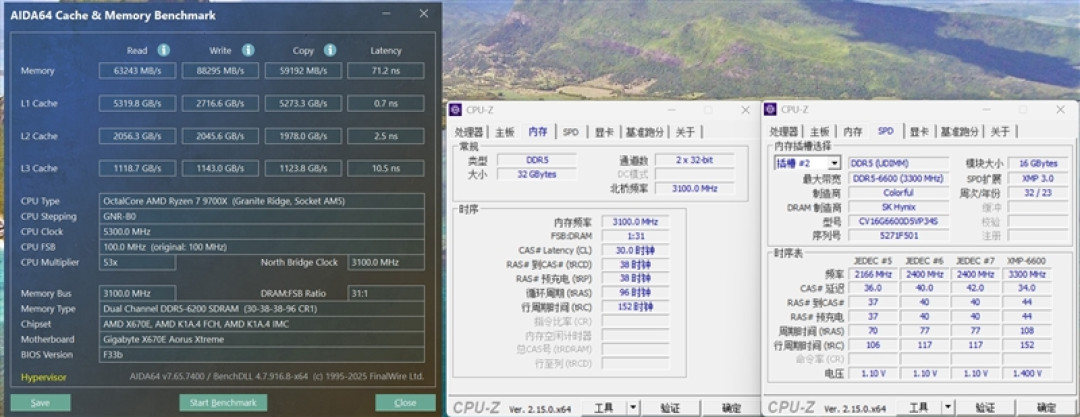 锐龙7 9700X搭配RX 9070 XT游戏测试:能赢8400MHz高频内存的Ultra 9 285K