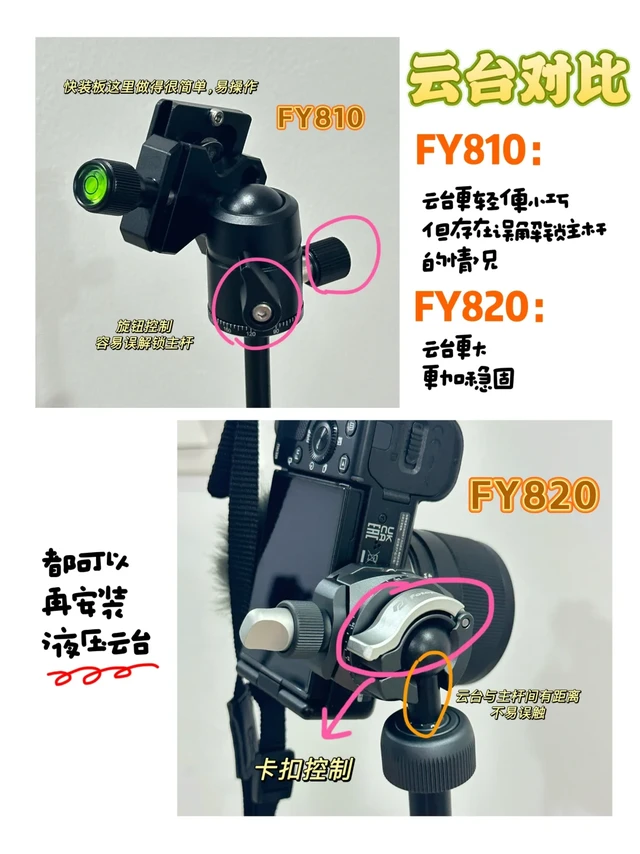 演唱会支架对比：富图宝FY810/820